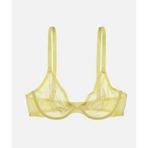 CUUP 32C The Plunge Citrine Bra